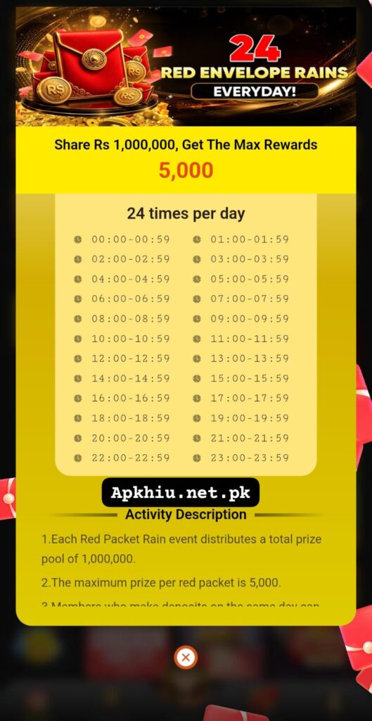 3R3R Game welcome bonus and daily rewards