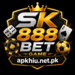 SK888BET Game official logo with apkhiu.net.pk branding
