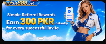 SK888BET Game referral bonus program page