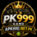 PK999 Game logo with APKHIU.NET.PK branding for Android APK download in Pakistan