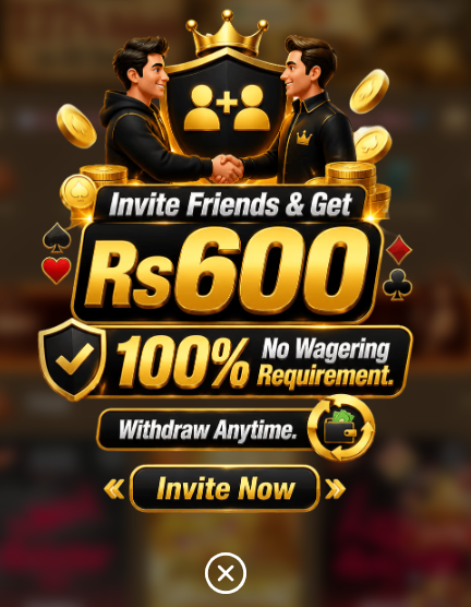 Invite and earn referral section on Android app